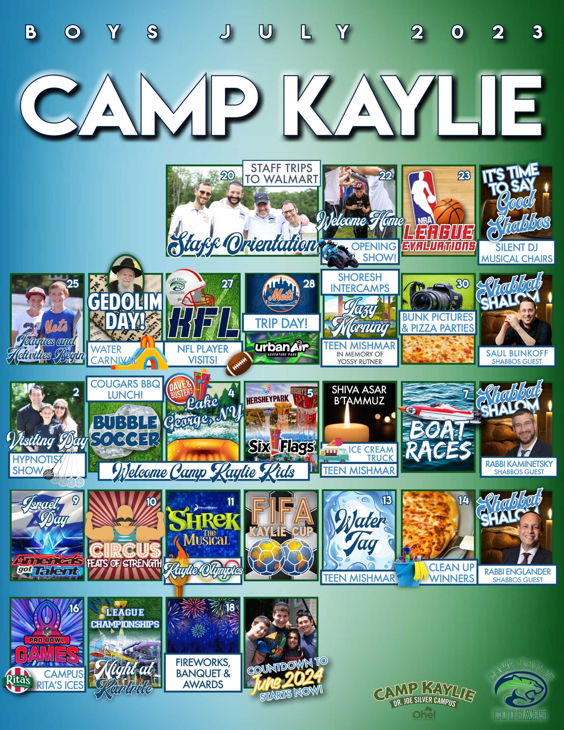 Camp Calendars Camp Kaylie